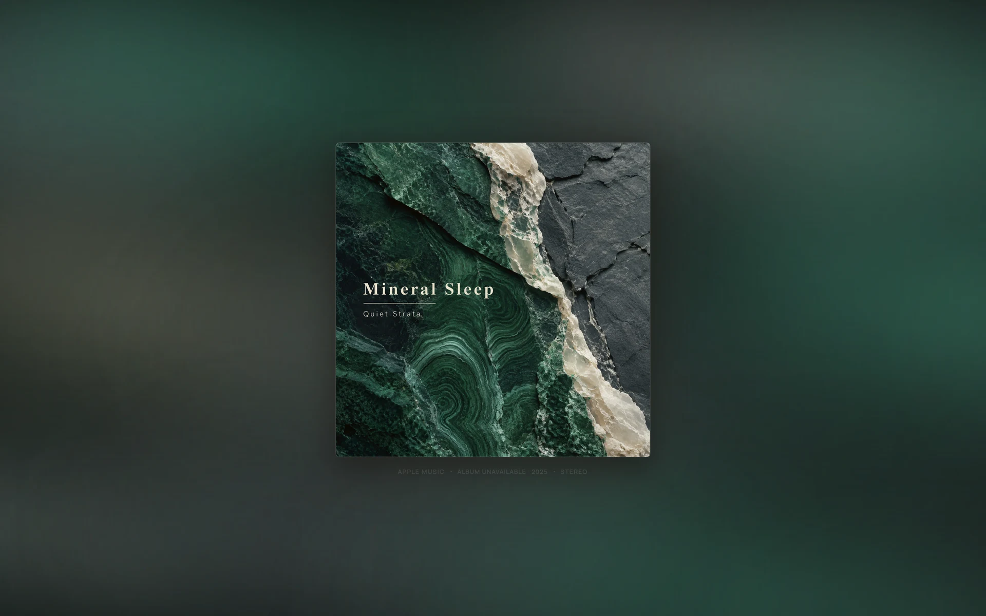 ARC Ambient mode with centered Mineral Sleep cover